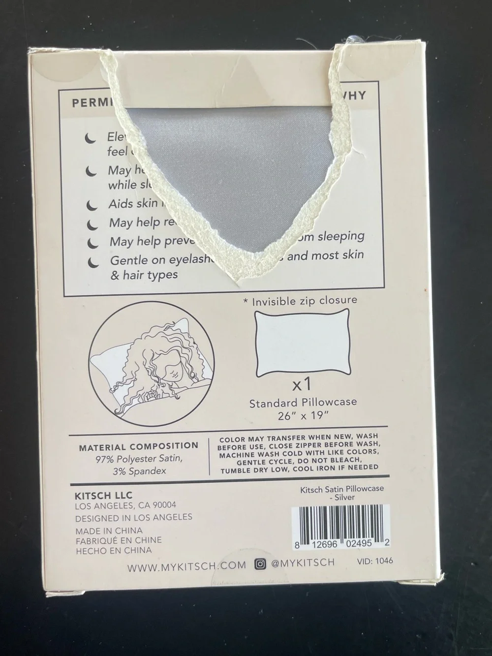 Kitsch The Satin Pillowcase